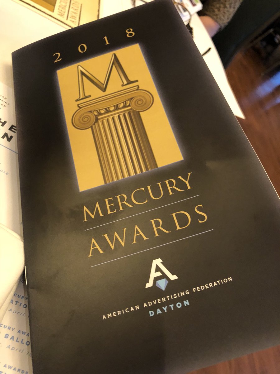 That’s a wrap for the 2018 Mercury Awards! Thank you <a href="/AAFDayton/">AAF Dayton</a> for a wonderful evening celebrating our region’s best in advertising!