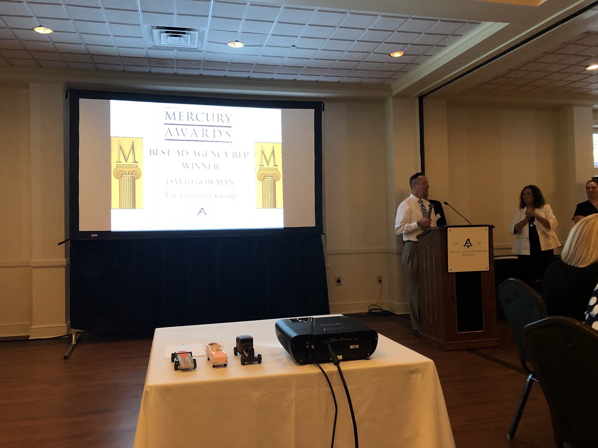 Best Agency Rep - <a href="/davidebowman/">davidebowman</a> ! Congratulations! <a href="/AAFDayton/">AAF Dayton</a> #mercuryawards2018