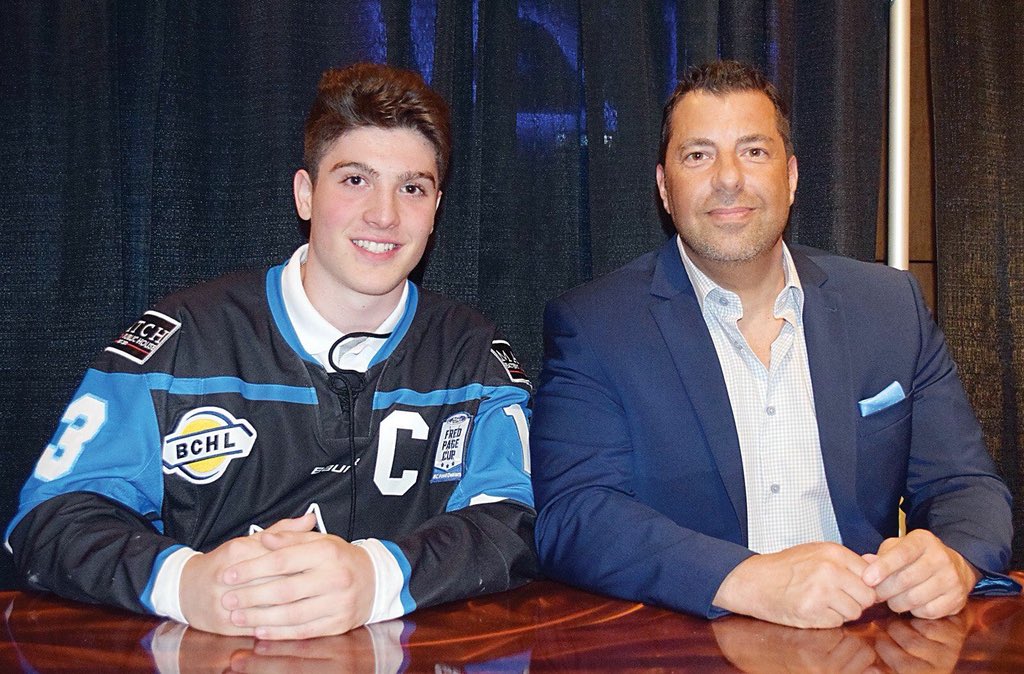 PentictonVees's tweet photo. NEWS: Fred Harbinson signs extension through 2023-24, Massimo Rizzo named Vees captain and much more from the year-end press conference. Photo credit: @pentictonherald Details: https://t.co/hnHX0qgFJi https://t.co/mRD0Y8sI9r