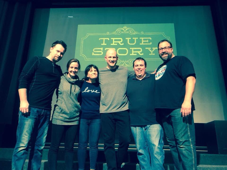 LateNiteShows's tweet photo. Dan Logan returned from the land of DSM to join us for True Story this past weekend - and it was so great seeing him back on the @EstablishmentQC stage! #lateniteshows https://t.co/pNfutFA77j