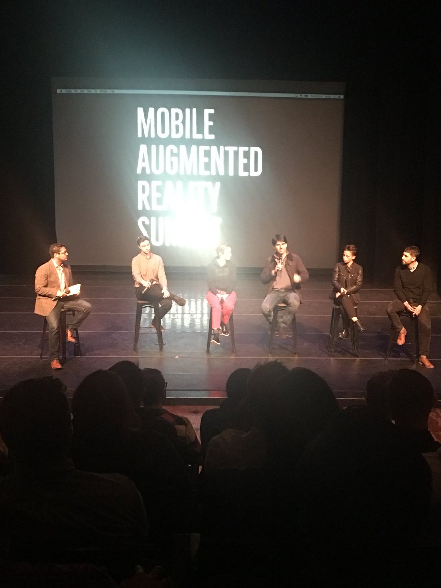 vrara_sf's tweet photo. Investor panel with investments $50k-$200million; more importantly visionary trust and support for our AR future. Thanks to these investors for being our partners and co-creating this VR/AR reality! @candelareality @WXRfund @betaworksVC @gcvp @shasta @cyantist #mobilearsummit https://t.co/2LWq7Pz3FG