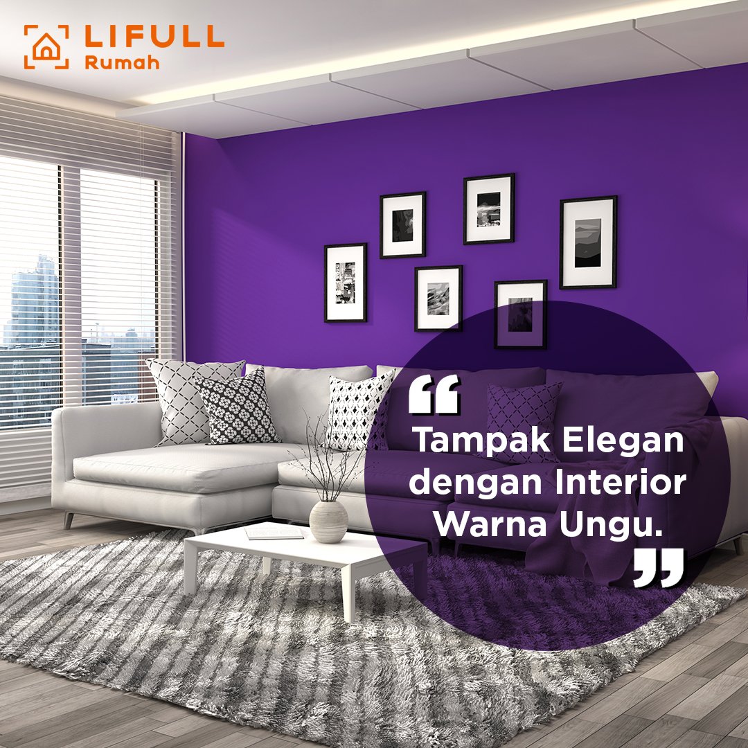 Twitter LIFULL Rumah Warna Ungu Dapat Menciptakan Mood Positif Sehingga Cocok Dipakai Di Ruang Keluarga Namun Sebaiknya Seimbangkan Dengan Warna Lain Seperti Warna Putih Pada Furnitur Atau Pakai Warna Ungu Di Twitter LIFULL Rumah Warna Ungu Dapat Menciptakan Mood Positif Sehingga Cocok Dipakai Di Ruang Keluarga Namun Sebaiknya Seimbangkan Dengan Warna Lain Seperti Warna Putih Pada Furnitur Atau Pakai Warna Ungu Di