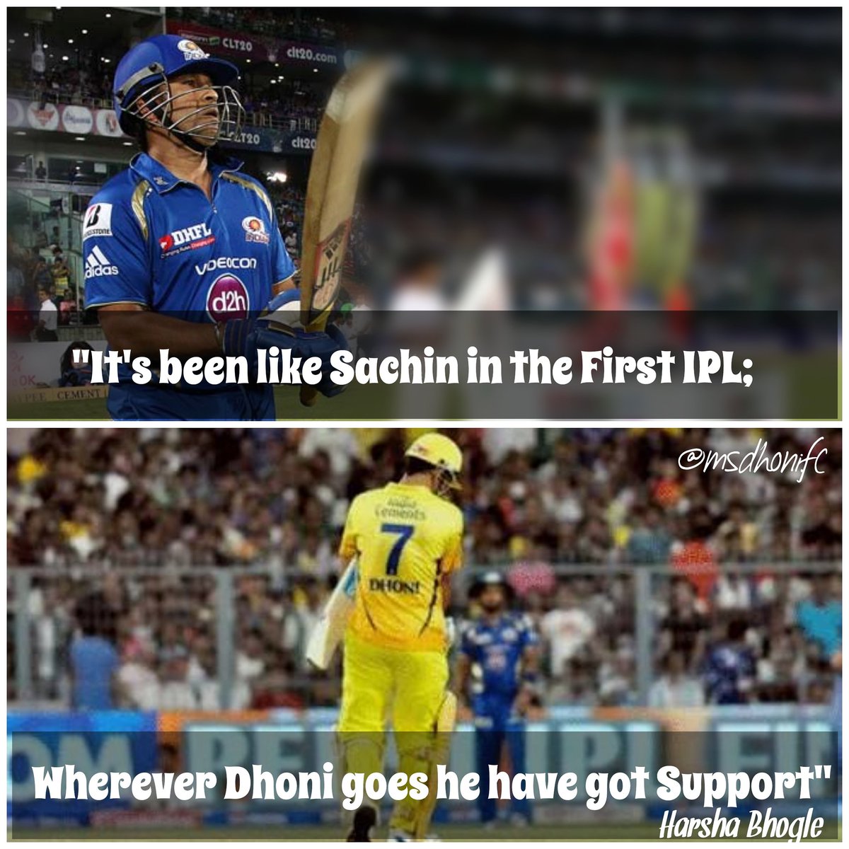 msdfansofficial's tweet photo. Harsha Bhogle during commentary 😇❤️
.
The Chants of "DHONI...DHONI...DHONI" has been permanent throughout the Nation ❤️
@ChennaiIPL @CSKFansOfficial https://t.co/oOM7H1nzfr