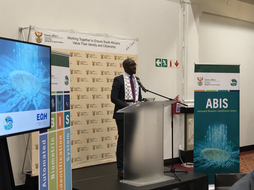 #ABIS is the new Automated Biometric Identification System that will replace the current fingerprint system #DHABudgetvote2018 #SmartIDcard