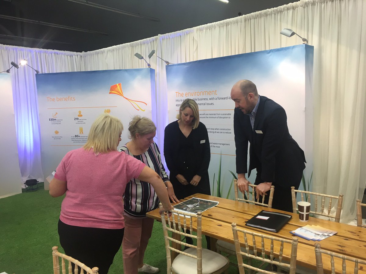 chambrepa's tweet photo. Lots of positive feedback from our 2 day community consultation event on exciting plans to transform Sprucefield Park @intugroup https://t.co/0iS1eCbkFm