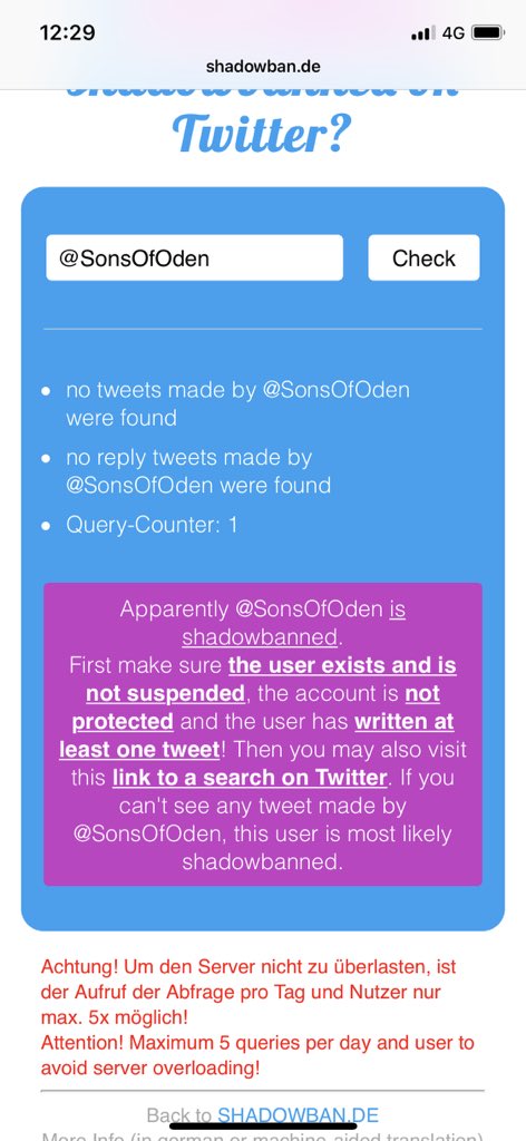 SonsOfOden's tweet photo. @Jali_Cat Checked twice.
I am on the shadow ban last apparently https://t.co/sVmDSCMBC5