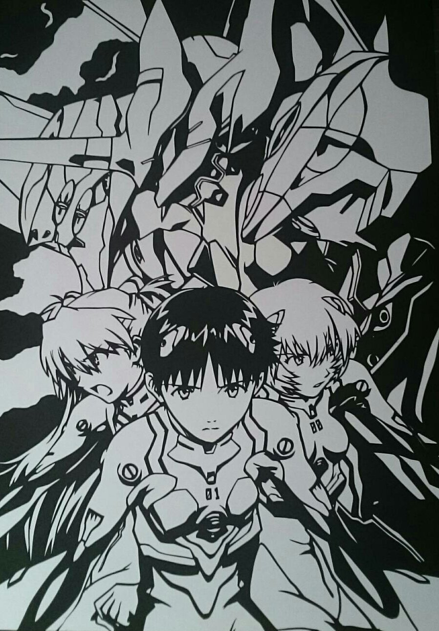 ユキ サン A Twitter エヴァの切り絵を作成させて頂きました W 貞本さんの色使いを白黒にできるか不安で今までやってなかったのですが 見れる感じになってたら幸いです W 見て頂けたら嬉しいですー 切り絵 公式絵トレス切り絵 新世紀エヴァンゲリオン ユキ サン A Twitter エヴァの切り絵を作成させて頂きました W 貞本さんの色使いを白黒にできるか不安で今までやってなかったのですが 見れる感じになってたら幸いです W 見て頂けたら嬉しいですー 切り絵 公式絵トレス切り絵 新世紀エヴァンゲリオン
