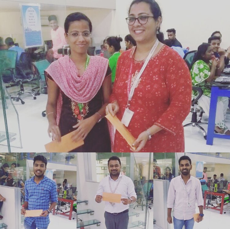 Ergode_inc's tweet photo. Cheers to our housie game winners! 
Ms. Geeta Naik Makhija, Ms. Shweta Dike, Mr. Rohan Kolekar, Mr. Nimesh Rathod, Mr. Suhas Mhatre.
#housie #funactivity #fungame #funatwork #funatworkplace #workplaceactivity https://t.co/l8F8RLp6RW