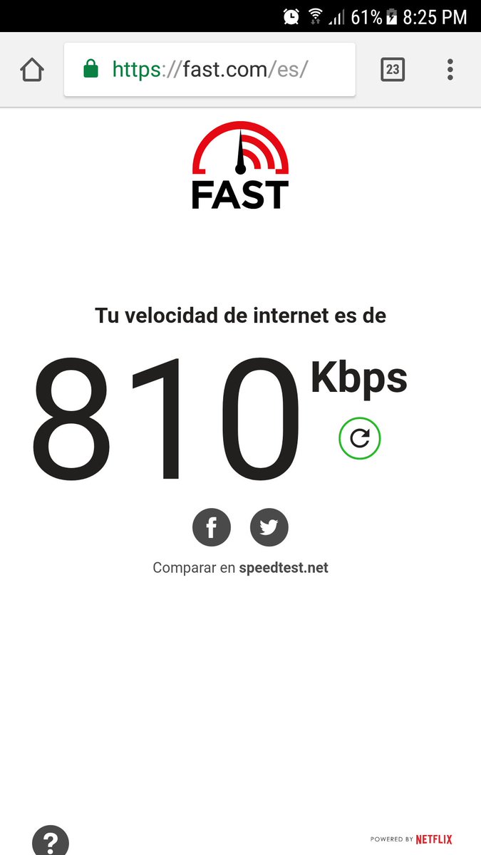 Packs_16's tweet photo. @TELMEXSoluciona ocupó ayuda
Si le pueden dar un chequeo a mí internet está muy lenta bastante lenta 
Yo estoy pagando por 10 megas https://t.co/B0dHqDRJ4R