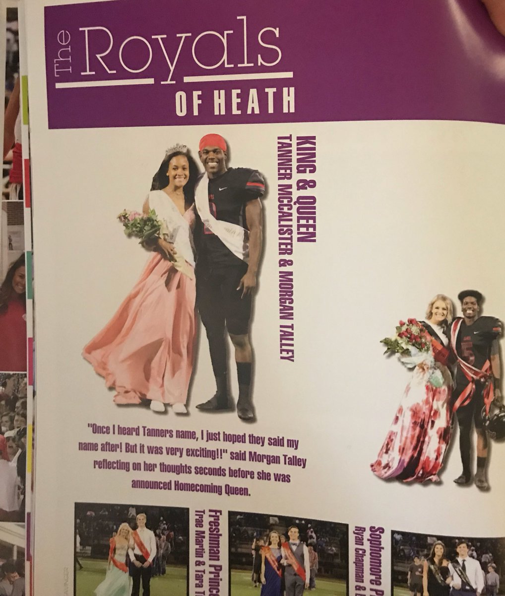 <a href="/morgan_talley16/">morgan talley</a> and @tanmyman0127 love this picture of y’all! #theroyalsofheath was clever of the <a href="/HeathTalonYB/">Heath Yearbook</a> staff!!