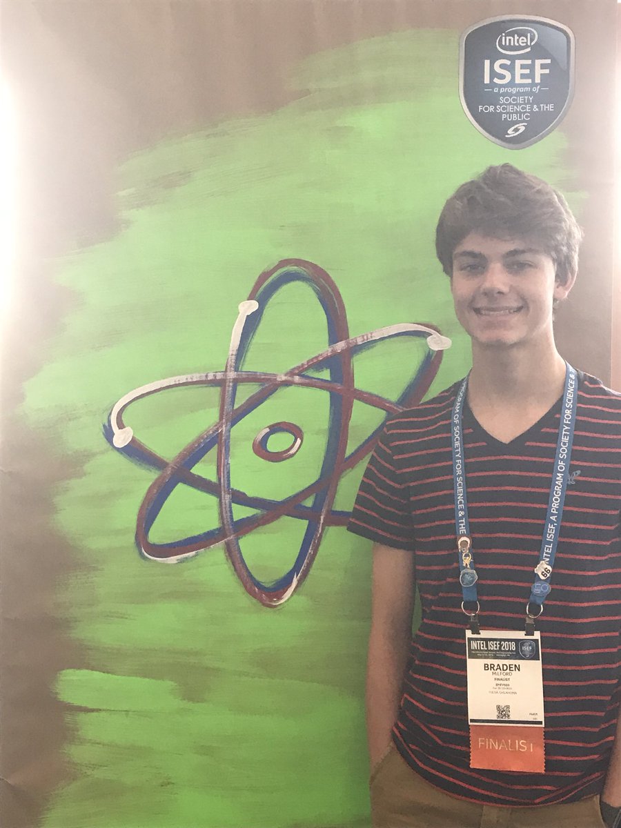 osassok's tweet photo. OSASS Representatives are competing  at the Intel International Science and Engineering Fair with 8 other Oklahoma finalists among 1,700 projects from 80+ countries! https://t.co/pz5N6ymgXF
