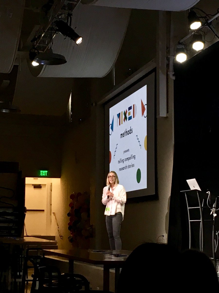 clairemenkeUX's tweet photo. Our fearless leader @AryelCianflone ! #mixedmethodsIRL https://t.co/8TQMPHhsHX