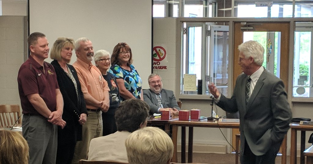 WoodridgeWES's tweet photo. Congratulations Mr. Bonnay on your retirement. Our Board of Education wishes you the best. https://t.co/EaOpmUSH69