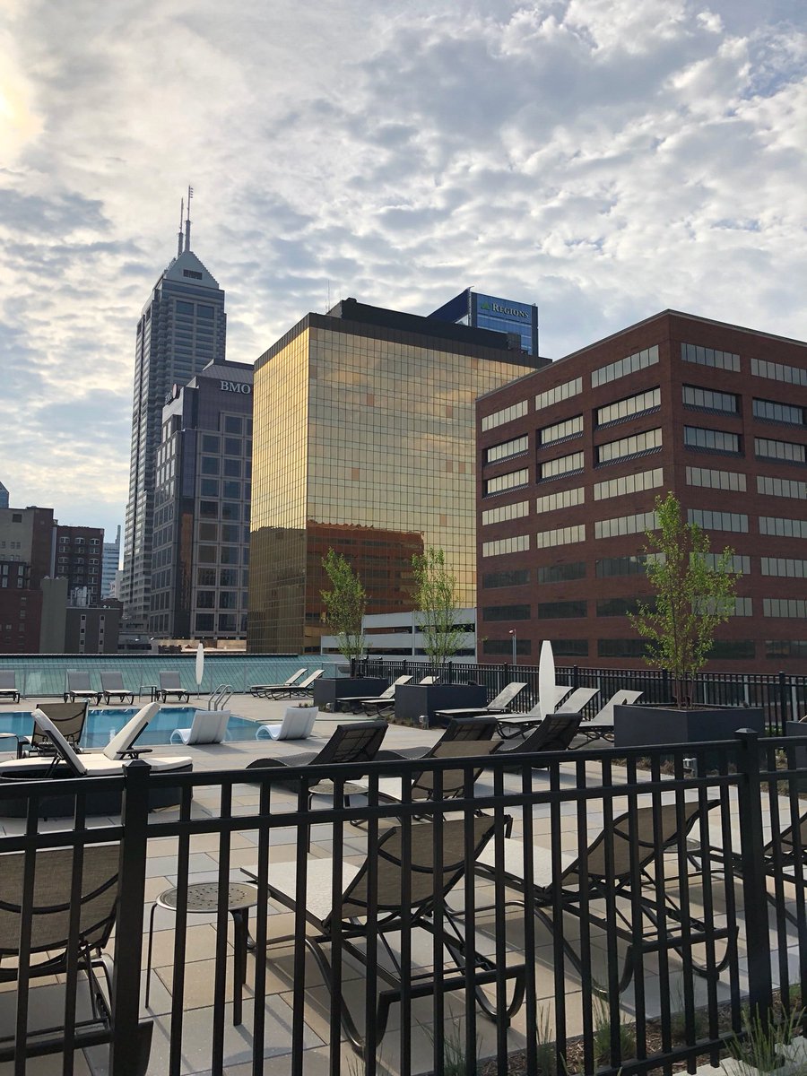 AngieWethington's tweet photo. Amazing views of downtown #indy #uli360capitalgrille #onlocation @ULI_Indiana awesome program touring new Cummins downtown office and @FlahertyCollins 360 mixed use. Thanks ULI, Cummins, F&amp;C and Capital Grille. Love our city! https://t.co/TJ93VVJcY7