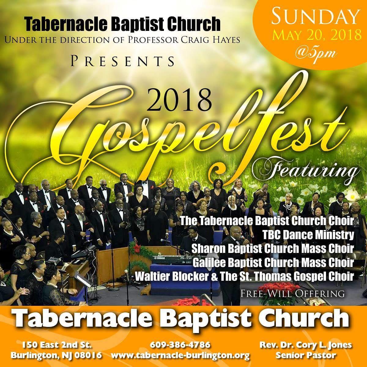 thestgc's tweet photo. Come join the St. Thomas Gospel Choir at Tabernacle Baptist Church, Burlington, NJ. on Sunday May 20th 5pm. https://t.co/jdhqEICIUd