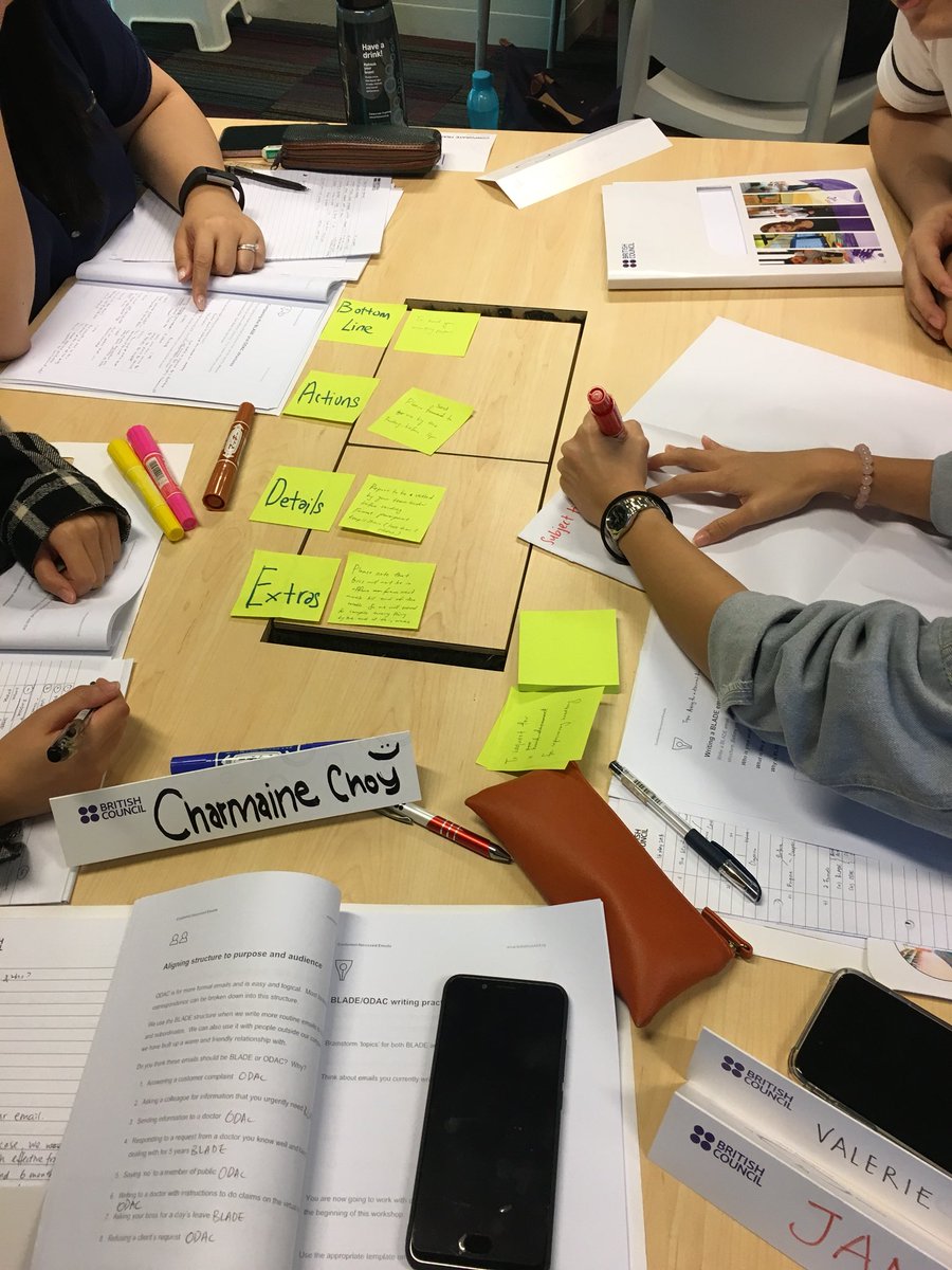neghavati's tweet photo. Day 2 of our #CustomerFocused #email #writing workshop @sgBritish  #PDCsg #Singapore

Teamwork, brainstorming, idea sharing, learning and more taking place here now. #HR #MOHH https://t.co/KenCRI1fnZ