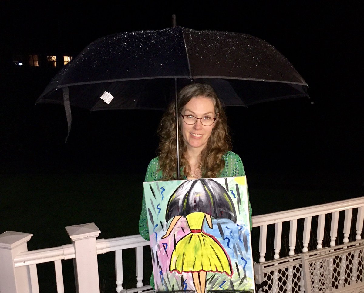 Rainy paint night!@PaintNiteBoston