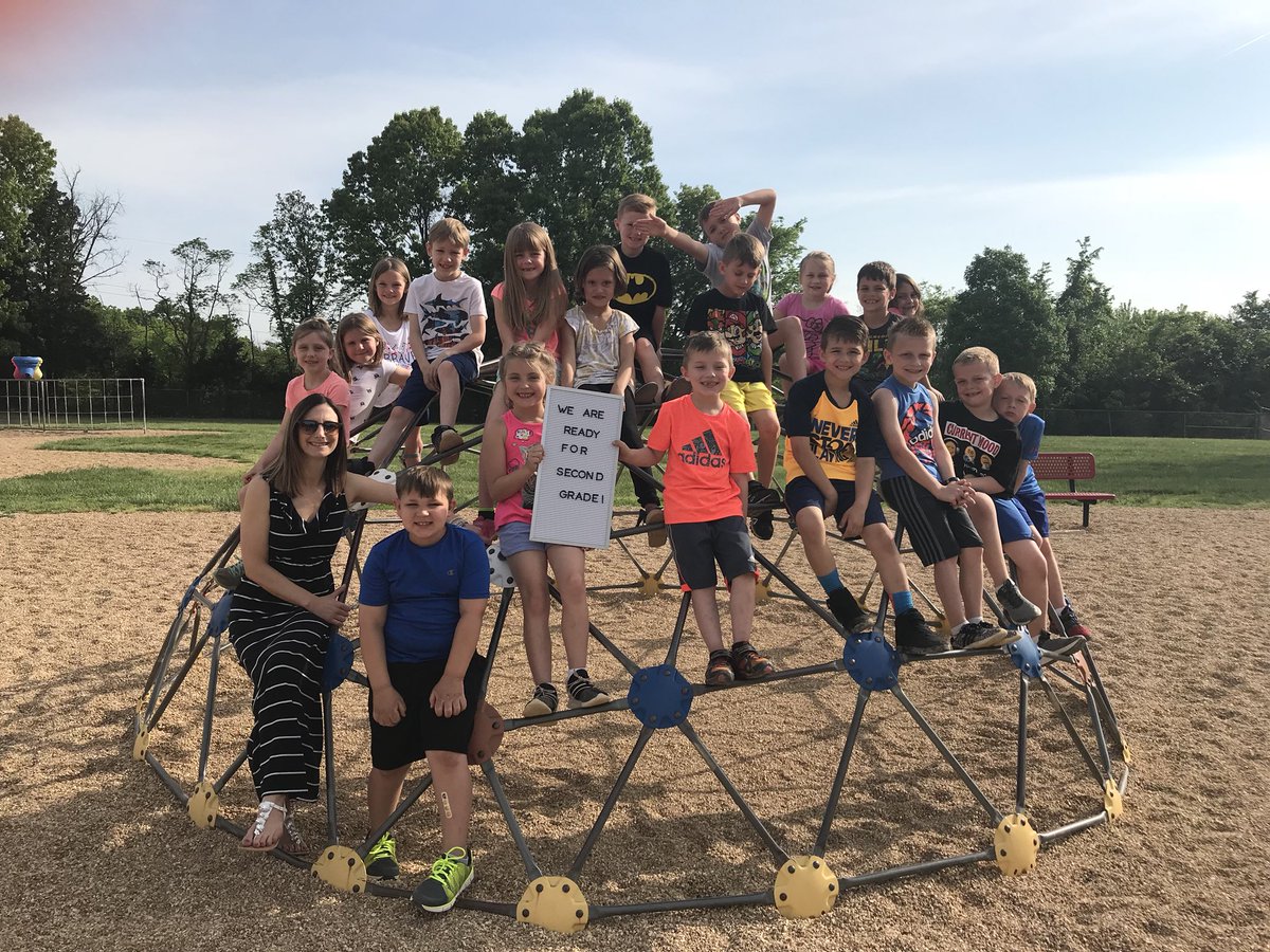 Today was bittersweet. I said goodbye to these cute kiddos. Second grade they’re ready for you! #plattinrocks