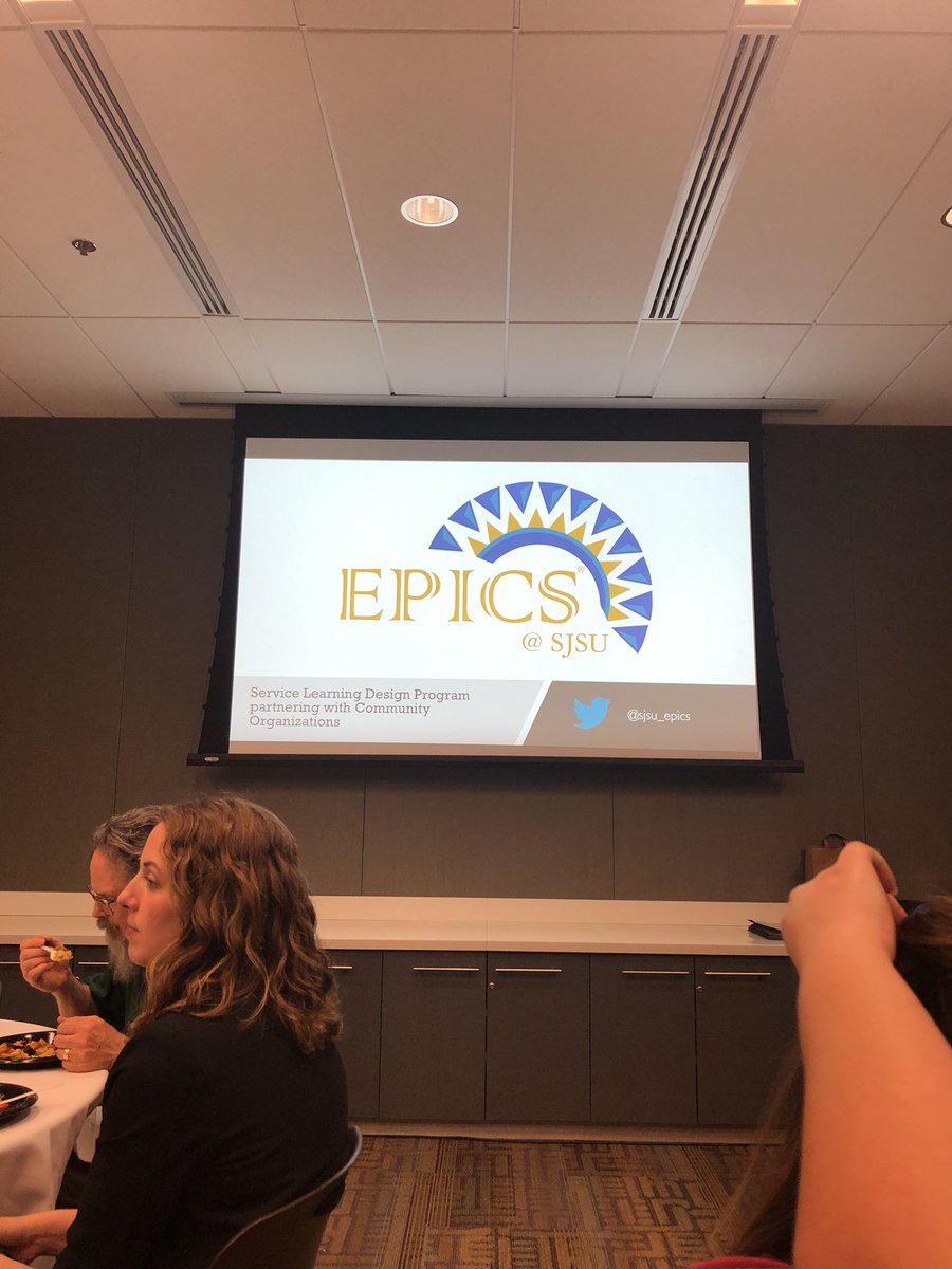 cucsjsu's tweet image. At the SJSU EPICS showcase with the @Space_Spartans! #SJSUEngineering