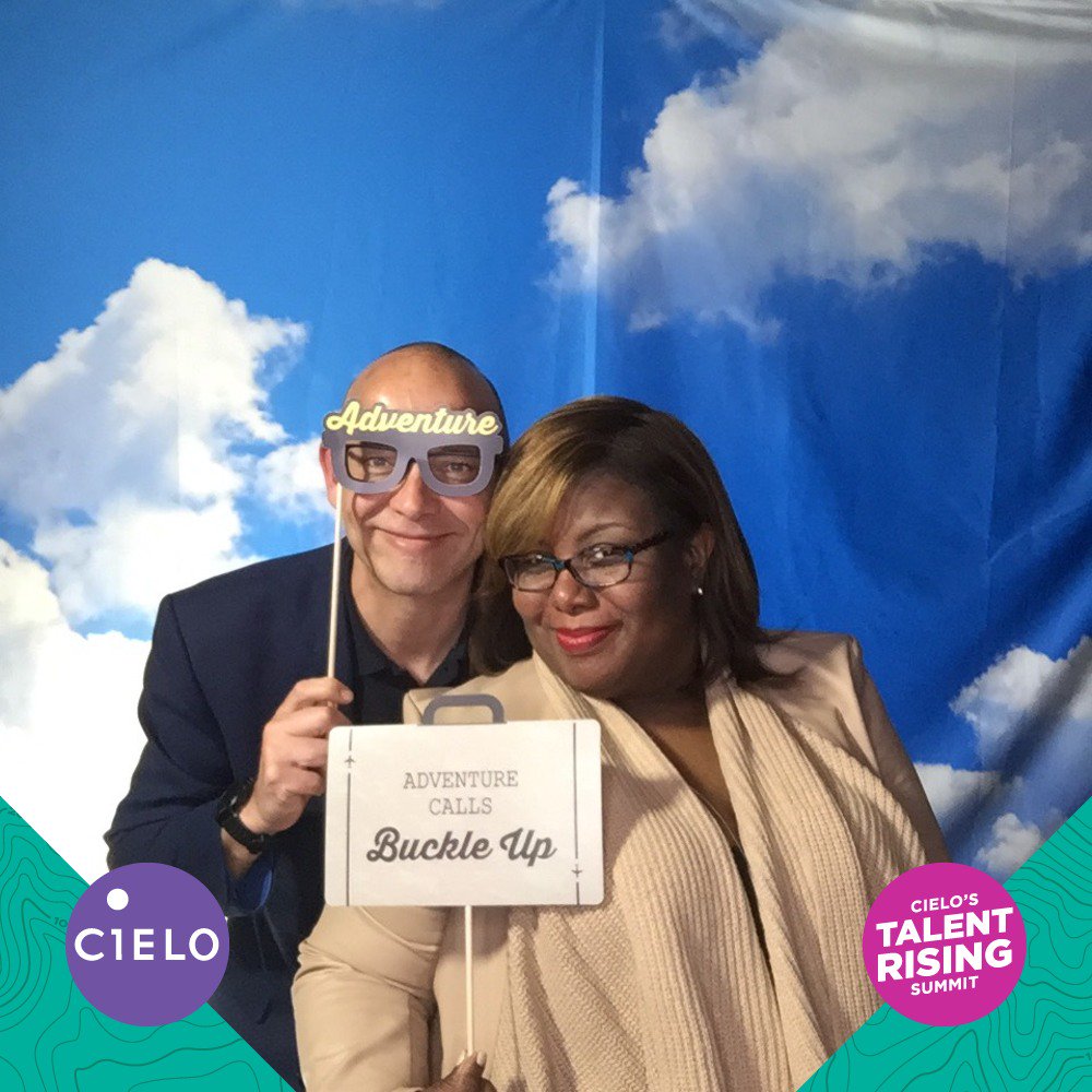 Always laughter and learning when my SVP, <a href="/amcurlew/">Andy Curlewis</a> is on this side of the pond 😊 #workhardplayhard 
#TalentRising2018 #TalentMagnets
#EmployerBranding #DynamicDuo #RecruitmentMarketing Cielo Talent lnkd.in/eTdrZUN