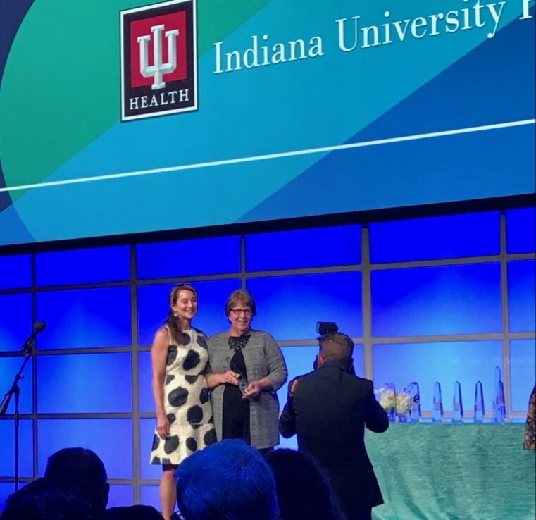 MrsBigBL14's tweet photo. Congratulations to IU Health on winning the 2018 Advantage Award in the Provider category from IBM Watson Health!  @IU_Health https://t.co/dSbDQc0JOL