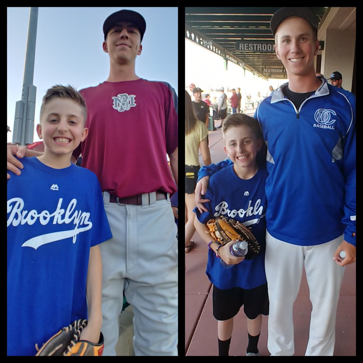 CoMaeMae's tweet photo. Pretty surreal to see these two achieve what they have already in their young lives. Amazing futures. Super proud of both of you. Gonna be awesome to watch you battle it out in a matter of minutes. #2aces #productsofhardwork #dedication #baseballislife https://t.co/wl0MuklgoK