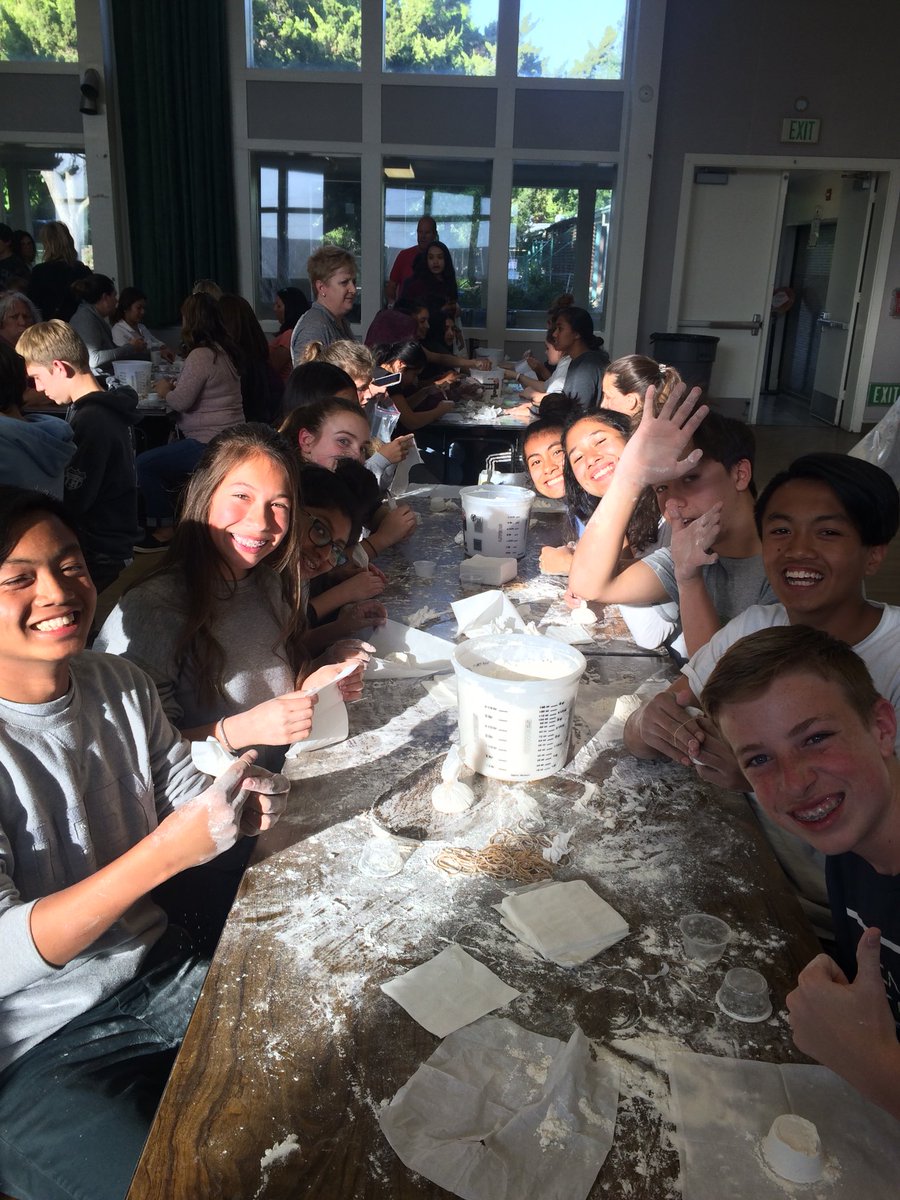 AlbaughB's tweet photo. Another flour bomb making night in the books. Close to 300 8th graders and parents made it quick work! Time for Civil War Day! #WCIsocialstudies #History8 #WCIProud https://t.co/cChPivwhzk