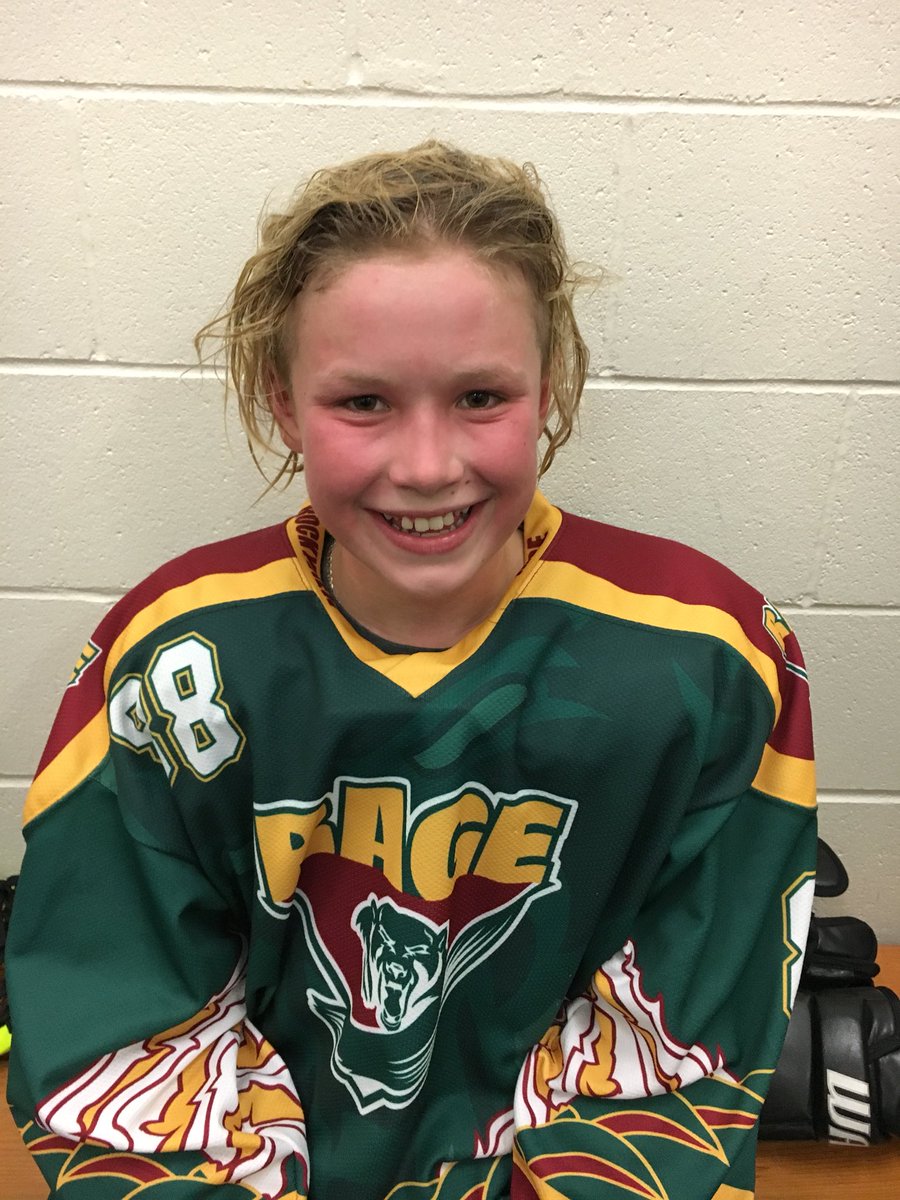 RagePeeweeC1's tweet photo. With a hat trick in a 6-1 W, your Heart n Hustle player of the game #88 Fin Twomey https://t.co/WpfIqkh3hs