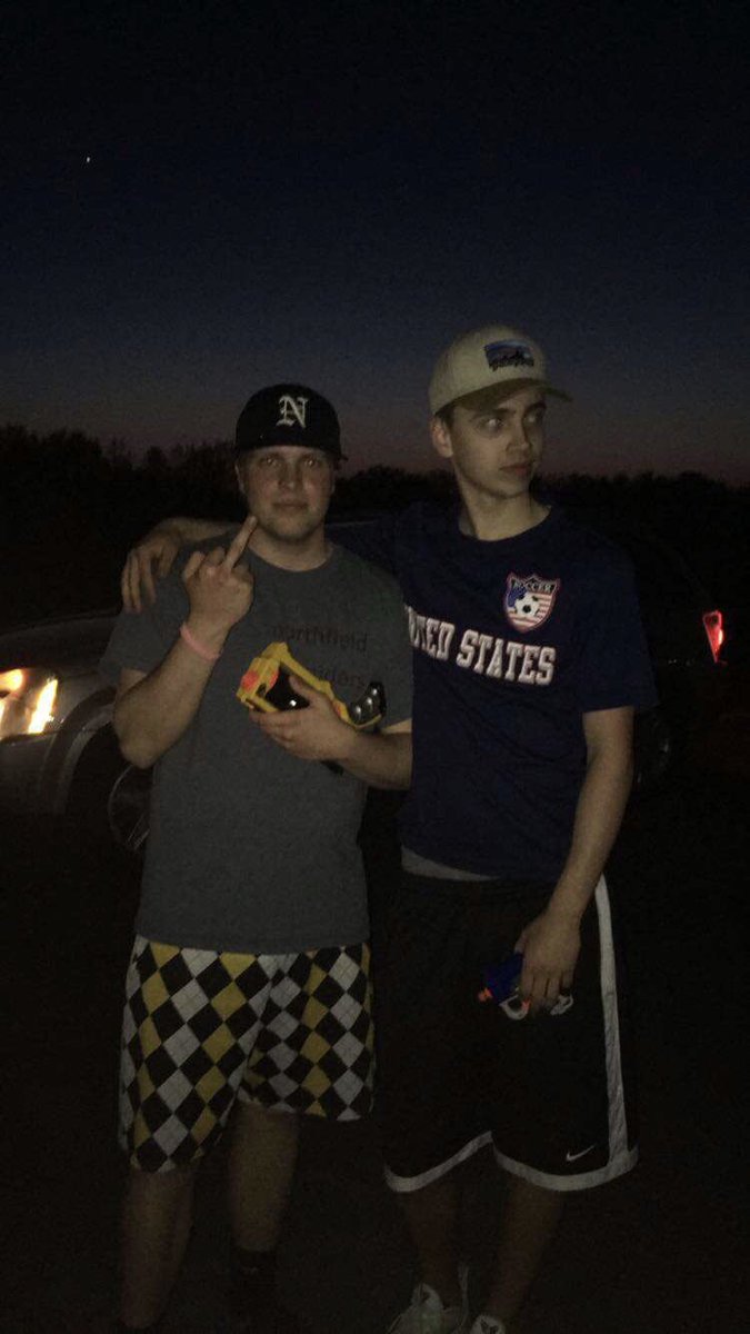 Nerf2k18's tweet photo. Coming at you with some more late night kills. Will eliminates Hailey and Reed, Paul eliminates Ben. https://t.co/WZGmOxuRQg
