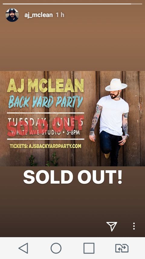 Sabrinaapnunes2's tweet photo. @aj_mclean it will be the best concert πππ congratulations idol favorite πππ love you πΌπ΅πΆπ€ #backyardparty #soloaalbum #ajsbackyardparty #ajmclean πππππππππππ https://t.co/JPQKeU6Zac
