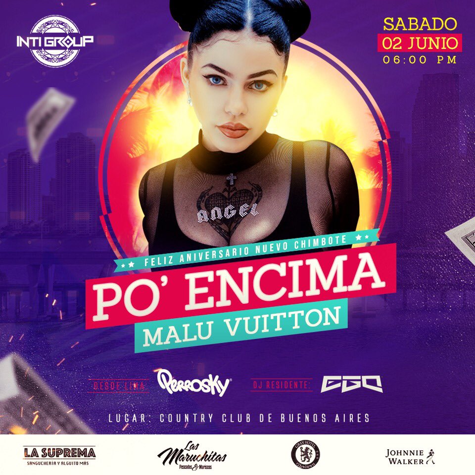malucci_xo's tweet photo. Chimbote nos vemos este Sábado 2 Junio en el Country club de Buenos Aires, ¡Los espero! https://t.co/V4IeUjSnrE