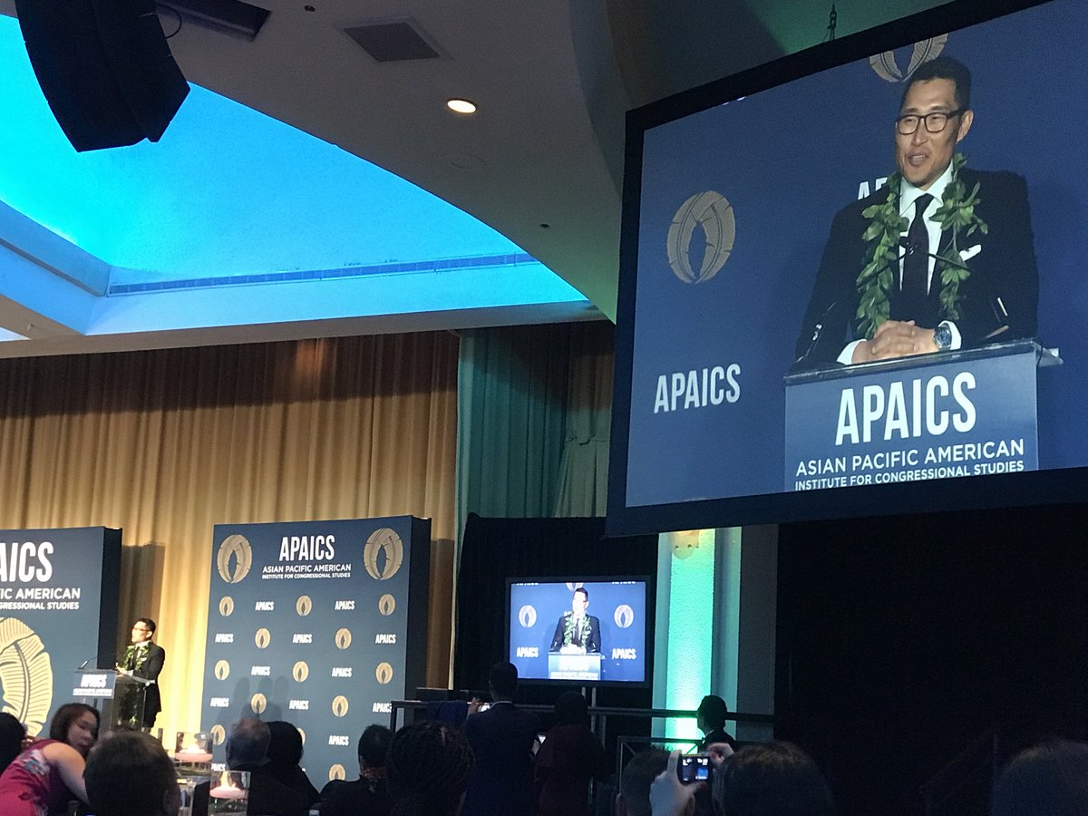 gregorycendana's tweet photo. “Representation matters—not only in the courtrooms or Washington, D.C. but in our homes.” @danieldaekim at #APAICSGala @APAICS, Thanks for your continued leadership & service! https://t.co/hSeUmfUSLW