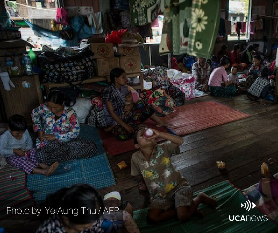 The situation in #Myanmar's Kachin is becoming worrisome as thousands are seeking refuge in churches ow.ly/Xu1430k1lh7 #ucanews #voiceforthevoiceless #conflict #Kachin <a href="/Johnzaw/">John Zaw</a> <a href="/Refugees/">UNHCR, the UN Refugee Agency</a> <a href="/M_RSection/">Migrants & Refugees</a> <a href="/JesuitRefugee/">JRS International</a> <a href="/IOMchief/">Amy Pope</a> <a href="/UNmigration/">IOM - UN Migration 🇺🇳</a> <a href="/ICMC_news/">ICMC</a> <a href="/UNHumanRights/">UN Human Rights</a> <a href="/OpKachin/">OpKachin</a>