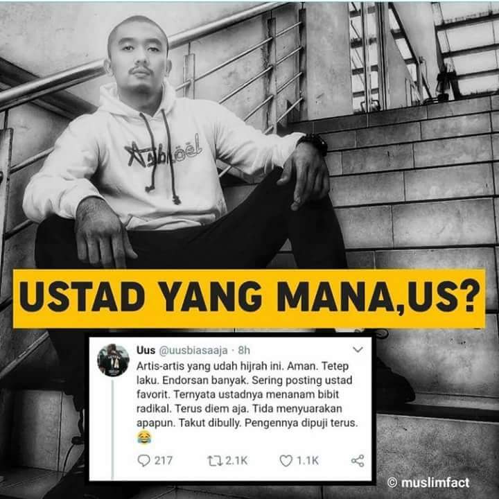 Apa yg akan dilakukan <a href="/permadiaktivis/">Permadi Arya</a> Ustad dihina?
Kan blm ada permintaan maaf dan blm di maafkan pak KH. Aqil dan KH. Maruf????