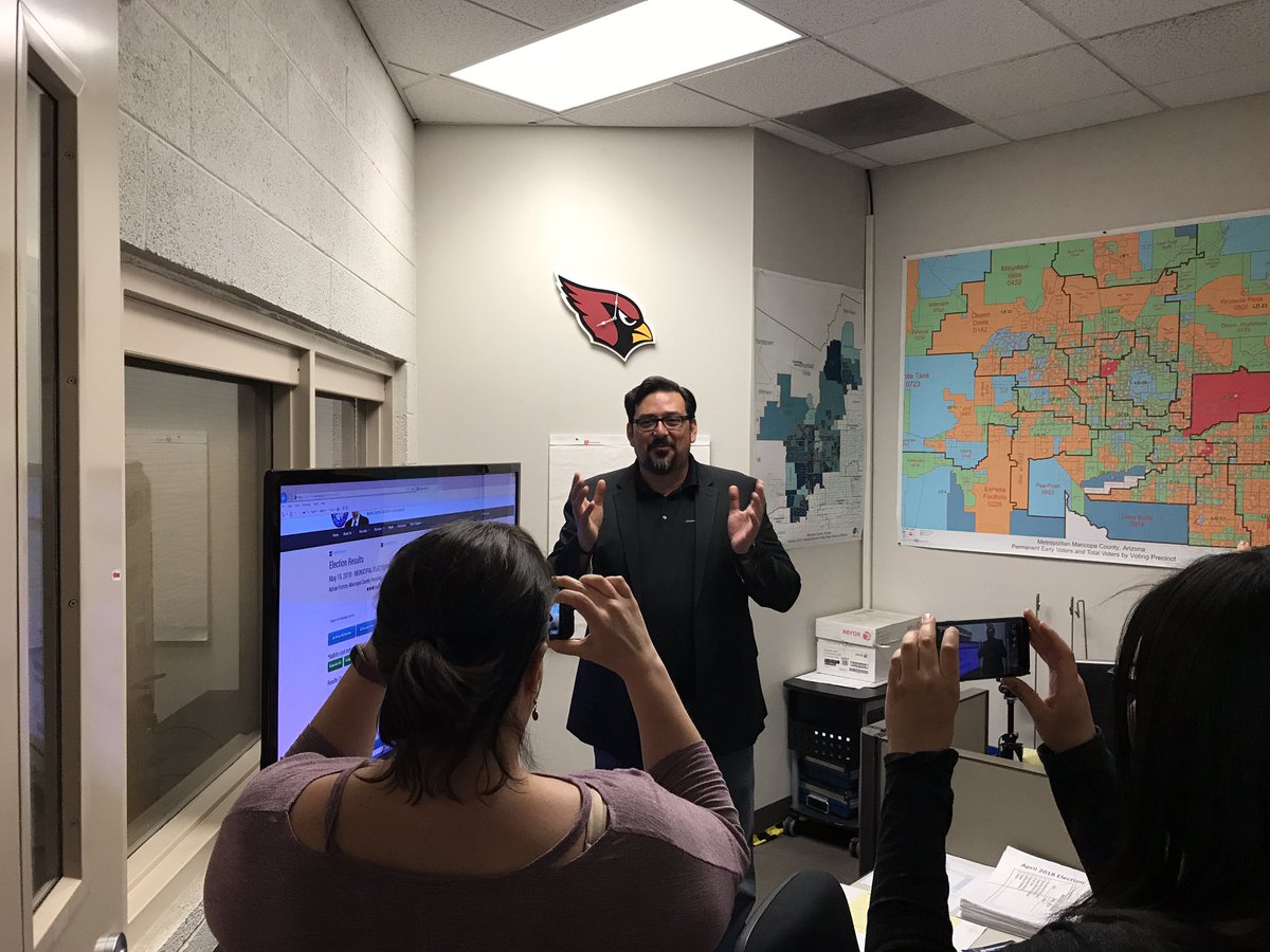 Kenosha99's tweet photo. Who's ready for election results!?!?#VoteLocalAz @RecorderFontes https://t.co/QYtegNxaOR