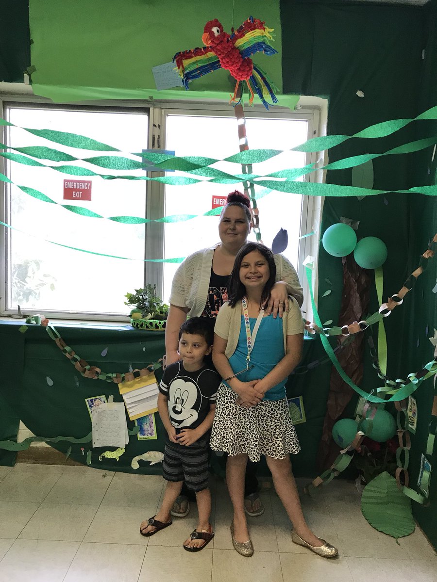TeamThroneberry's tweet photo. This wonderful student and her sweet Mama (and little brother!) worked on the amazing Macaw flying above their heads for three evenings for our PBL project @HPEStigers ! 🐾❤️👩‍👧‍👦#itdoestakeavillage #growmaury #beagoodstat #supermom https://t.co/Zn1NNoJ8Bz