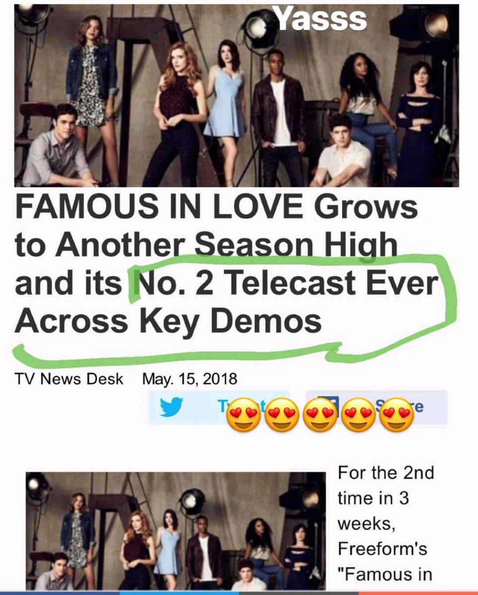 FamousinLove_TV's tweet photo. Yes! 😍😍😍  Renew #FamousInLove for season 3 please! https://t.co/z9rXBKSp00