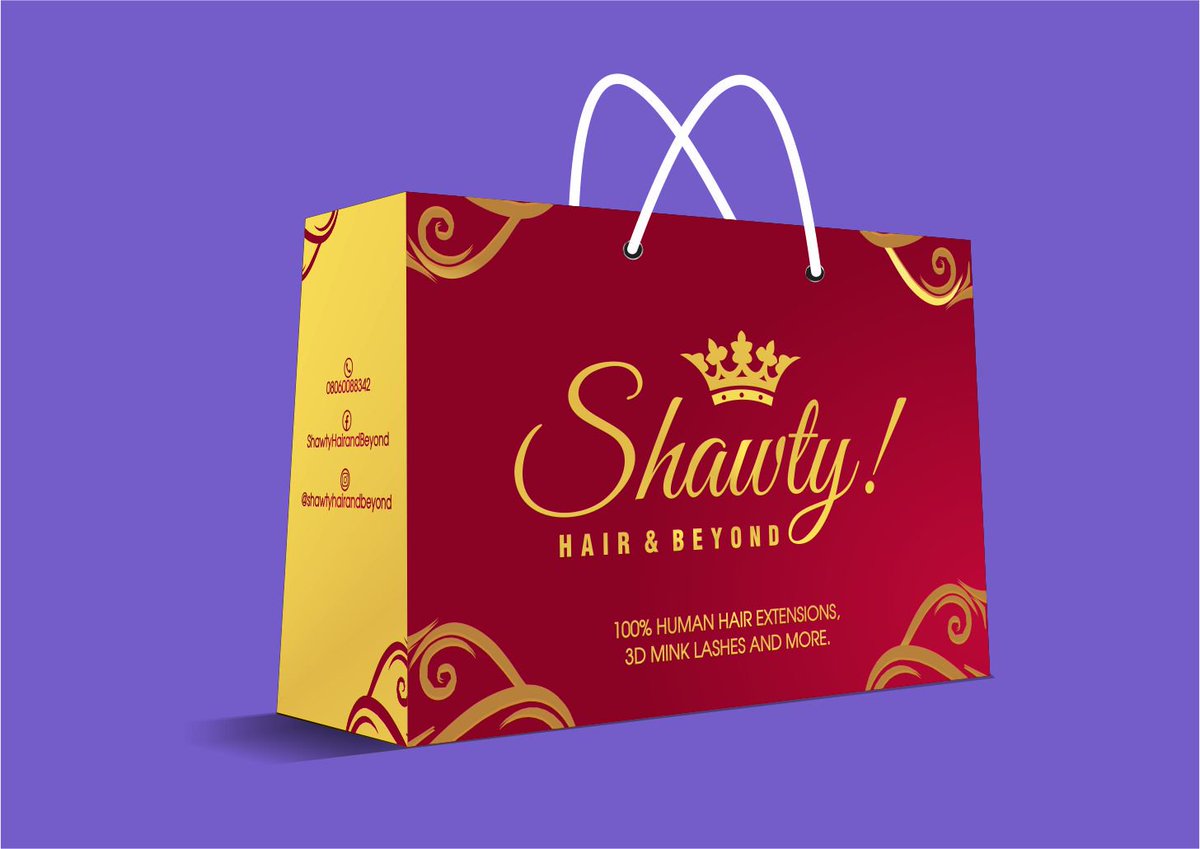 printing_max's tweet photo. Carrier bag and Hair tag design for @shawtyhairandbeyond and ready to print
.
.
#carrierbags #designers #maker #nigeriamade #africa #states #usa #state #nigerianbeauty #fashionideals #sundayvibes #printersinlagos #printing #designer #tag #hairstyles #hair #hairtag https://t.co/2FQGPgPw5o