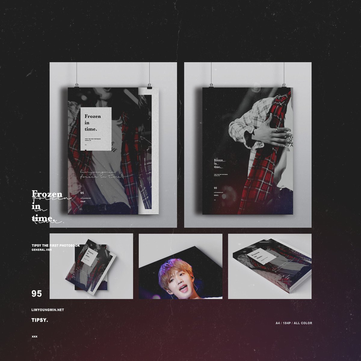 limyoungmin_net's tweet photo. TIPSY THE 1ST PHOTOBOOK ' Frozen in time. ' 

➖
Photobook General.ver
프로듀서 101때 부터 데뷔후 지금까지 사진 포함되었습니다.  
A4 / 184P / ALL COLOR 

📌 #MXM #임영민 #Frozen_in_time https://t.co/5ein61TNVa