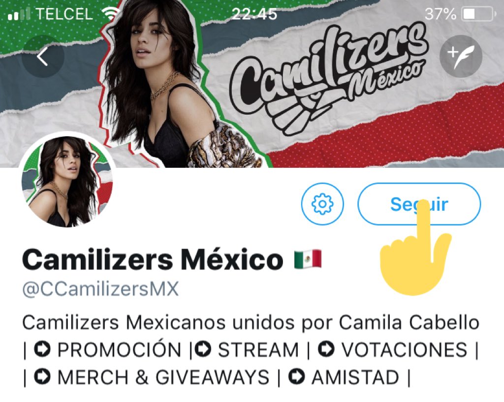Follow us please <a href="/Camila_Cabello/">camila</a>! 

#IVoteCamilaBBMAs
