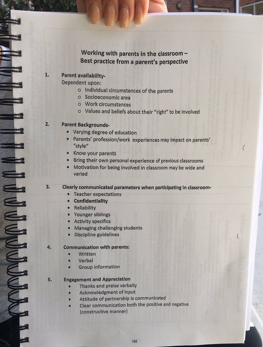 Today's EDFD Tutorial focused on communication with parents. I strongly believe this is an important aspect for beginning teachers. #ACUedu_p