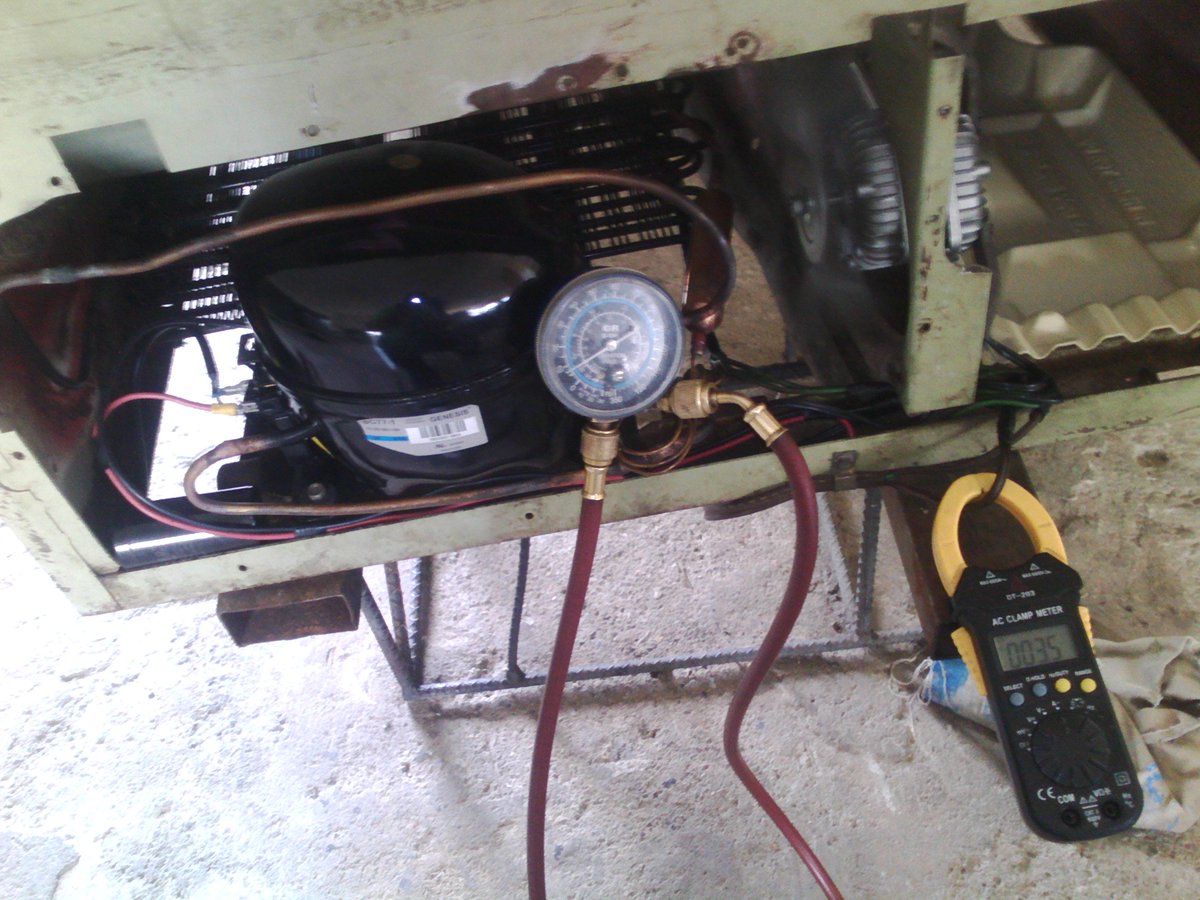 climatec2000's tweet image. Refrigerador en prueba antes de entregar al cliente 100% GARANTIZADO