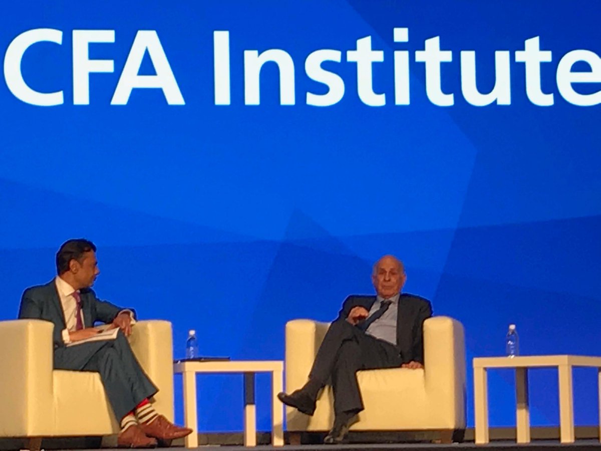 Stuartbcohen's tweet photo. Nobel Prize winner Daniel Kahneman says a key lesson to learn is that the World has more uncertainty than you think. This concept is clearly applicable to Investment Management. #Annual2018 https://t.co/VDZlTWRf0n