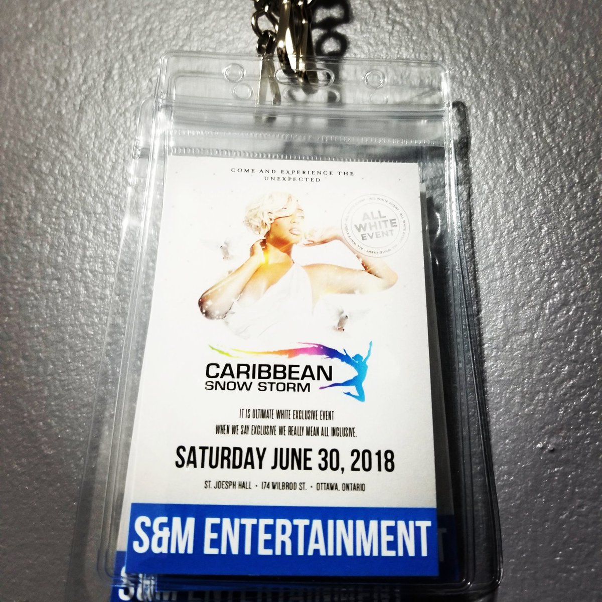 CaribSnowStorm's tweet photo. S&amp;M Entertainment are proudly to be apart of CARIBBEAN SNOW https://t.co/ZZO4Q2TfTn an all inclusive ALL WHITE event. #Party #Tickets are $40.00 https://t.co/e874Z3BzWK 

174 Wilbrod St. 
Ottawa ON

#CaribbeanSnowStorm #AllWhiteEvent #GMG #@ticketgateway https://t.co/QaL28cV3Un