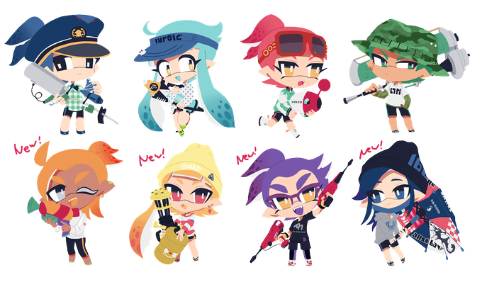 スプケのtwitterイラスト検索結果