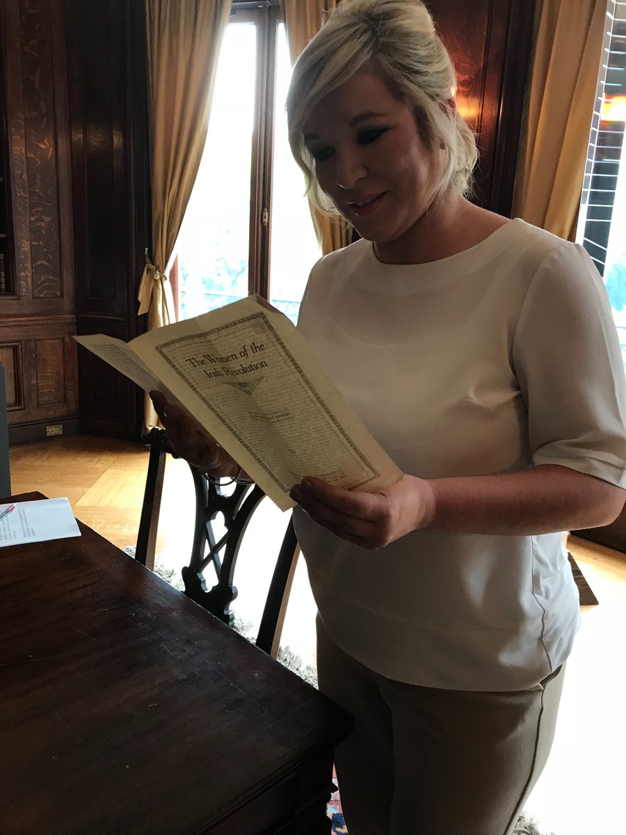FOSFUSA's tweet photo. Great to have @moneillsf at the Irish Historical Society tonight in NYC discussing the role of women in politics today. Terrific turnout! #mcguinnessprinciples #fosf #uniteireland https://t.co/lvEEN14Stm
