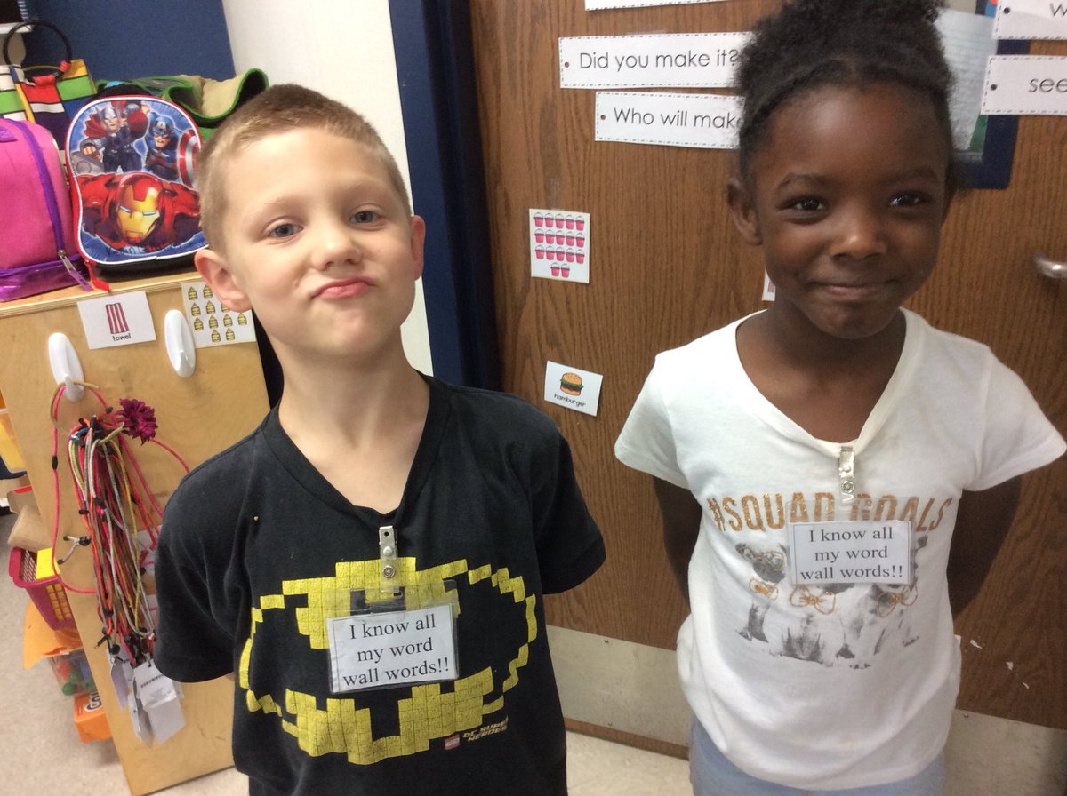 MrsCLAnderson's tweet photo. #shandses Two more students met their goal of knowing all 60 word wall words! That makes 8! https://t.co/iD70NR2tMW