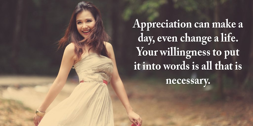 Appreciation can make a day, even change a life. Your willingness to put it into words is all that is necessary. #LifeIsColorful