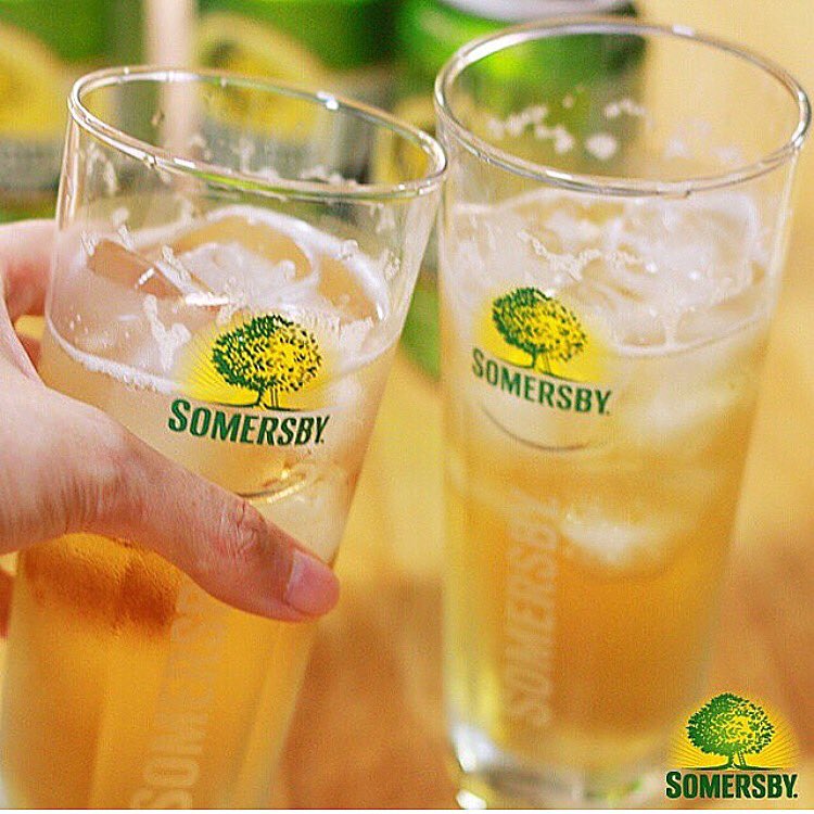 This heat ☀️ has us craving ciders on the patio.  We have #somersby and #strongbow on tap. Which one do you prefer? #cider #cidertime #sun #summer #patio