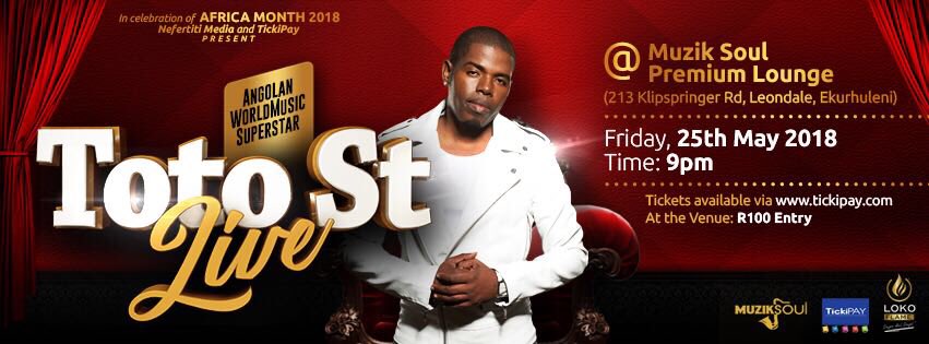 manuisamazing's tweet photo. Come catch the Angolan “Babyface” vocalist and guitarist at the Bannister Hotel on the 25th May. Get your ticket now 
https://t.co/B3gEBq6W14 https://t.co/BVLURJ7S4f